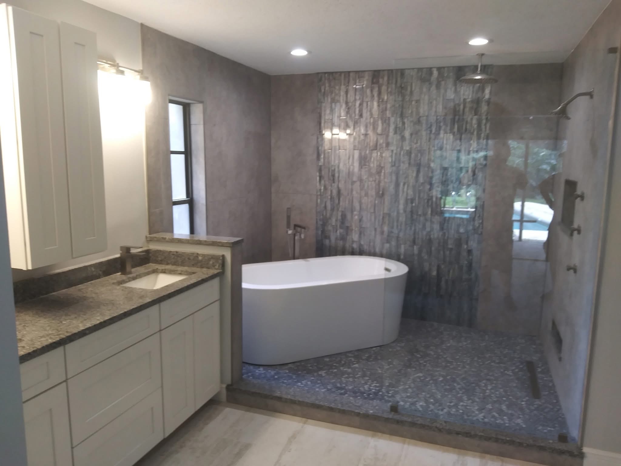 Luxury bathroom remodel by CNZ Home Solutions
